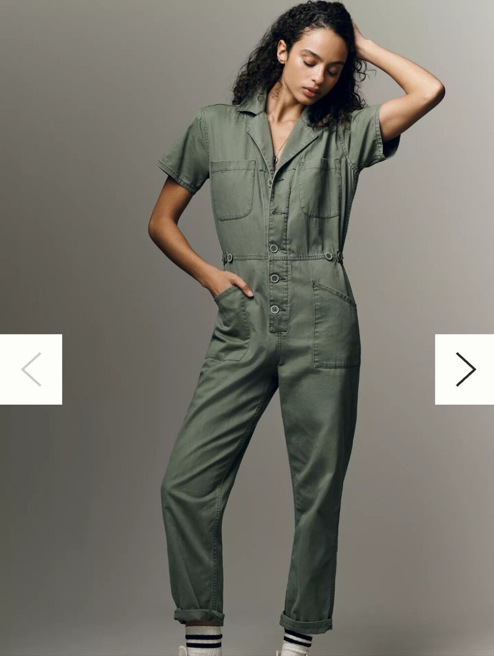 Pistola Grover Short Sleeve Field Jumpsuit Size XS